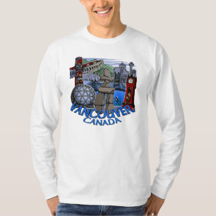 Vancouver Souvenir Long Sleeve Shirt Canada T-shir