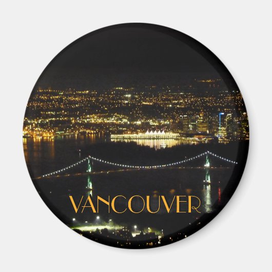 Vancouver Souvenir Magnet personnalisé Vancouver M (Devant)