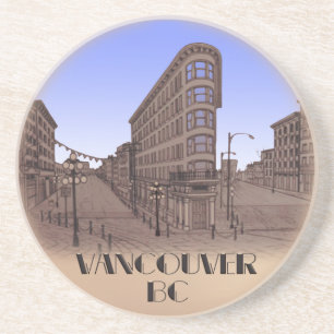 Vancouver Souvenir Onderzetter Gastown Cityscape G
