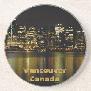 Vancouver Souvenir Onderzetters Vancouver Cityscap