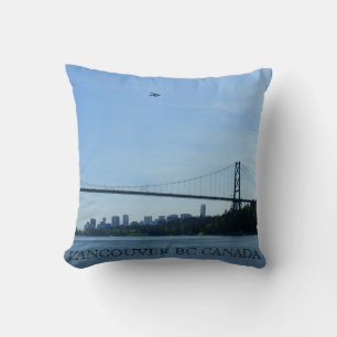 Vancouver Souvenir Pillow Lions Gate Bridge Gift Kussen