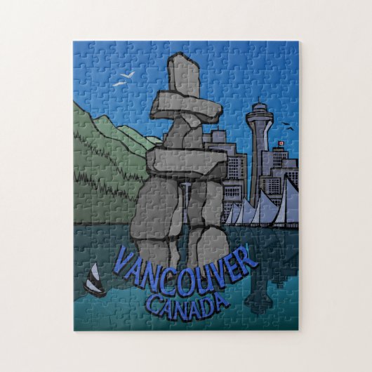 Vancouver Souvenir Puzzle Unique Vancouver Cadeaux (Vertical)