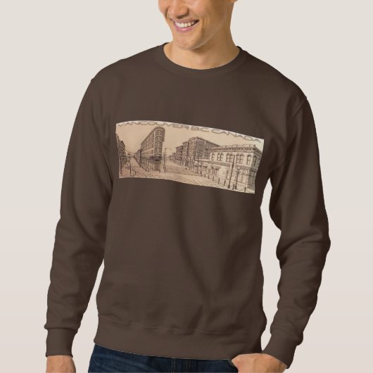 Vancouver Souvenir Shirt Mannen Gastown Sweatshirt (Voorkant)