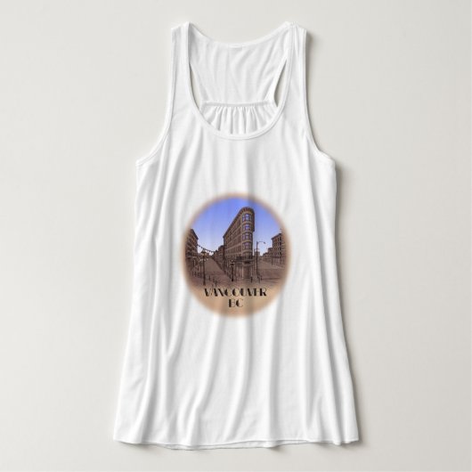Vancouver Souvenir Shirt Tanktop Gastown vrouwen (Design voorkant)