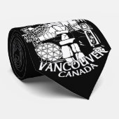 Vancouver Souvenir Stropdas Vancouver Landmark Nec (Opgerold)