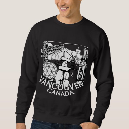 Vancouver Souvenir Sweatshirt Vancouver Art Shirts (Devant)