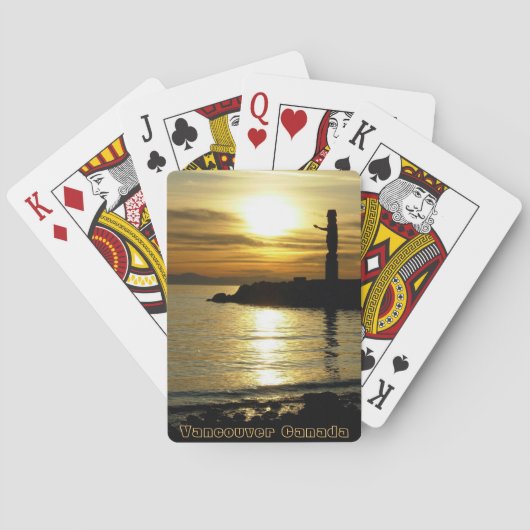 Vancouver-speelkaarten Vancouver-Souvenirs Pokerkaarten (Achterkant)