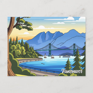 Vancouver Stanley Park Canada Reizen Briefkaart