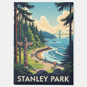 Vancouver Stanley Park Canada Reizen Magneet