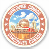 Vancouver Sticker (Voorkant)