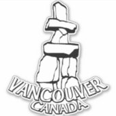 Vancouver Sticker Tribal Vancouver Landmark Decals (Voorkant)