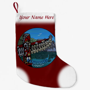 Vancouver Stocking Vancouver-kerststop Kleine Kerstsok