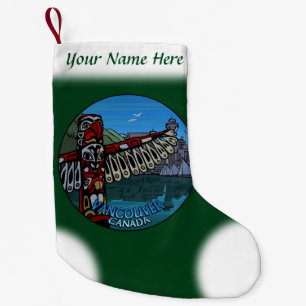 Vancouver Stocking Vancouver-kerststop Kleine Kerstsok