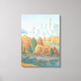 Vancouver Totem Poles Art Print Canvas