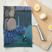 Vancouver Towel Vancouver Souvenir Tea Towel Theedoek (Quarter Fold)