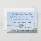 Vancouver Uitnodigingen Gepersonaliseerd Vancouver (Achterkant)