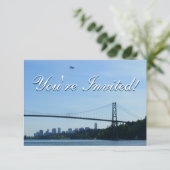 Vancouver Uitnodigingen Gepersonaliseerd Vancouver (Staand voorkant)