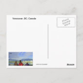 Vancouver Uitzicht Briefkaart (Achterkant)
