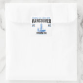 Vancouver Vierkante Sticker (Tas)