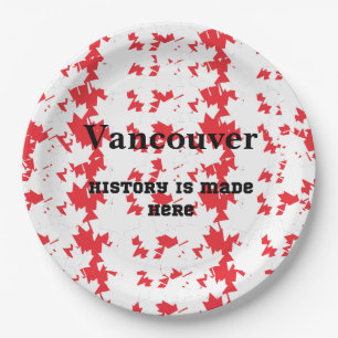 Vancouver Voetbal 2026  Feestbord Set Papieren Bordje