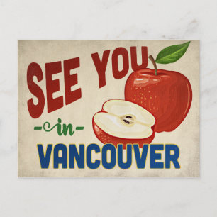 Vancouver Washington Apple - Vintage Travel Briefkaart