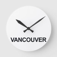 VANCOUVER WERELDWIJDE TIMEZONE KLOKSET