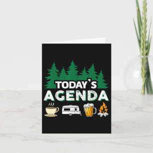 Vandaag Agenda _ Koffie Kamperen Bier Kampvuur _ C Kaart