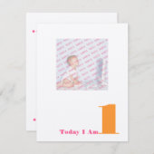 Vandaag ben ik 1 kaart (Voorkant / Achterkant)