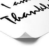 Vandaag ben ik dankbaar. poster (Hoek)