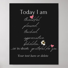 Vandaag ben ik dankbaar voor het inspirerend aanpa poster