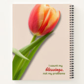 Vandaag ben ik dankbaar voor het Tulips Journal Notitieboek (Achterkant)