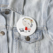 Vandaag ben ik een DJ Ronde Button 7,6 Cm (In situ)