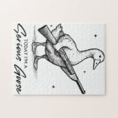 Vandaag ben ik een serieuze ganzenliefhebber met P Legpuzzel (Horizontaal)