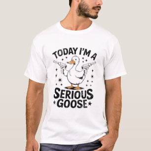Vandaag ben ik een serieuze ganzenliefhebber met P T-shirt