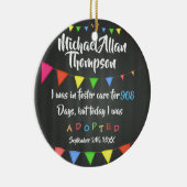 Vandaag ben ik geadopteerd door Foster Care - Aang Keramisch Ornament (Rechts)