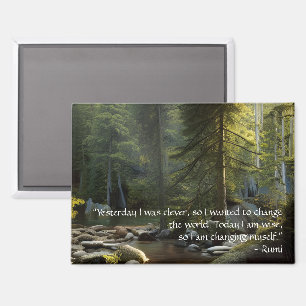 Vandaag ben ik het landschap van de Natuur van het Magneet