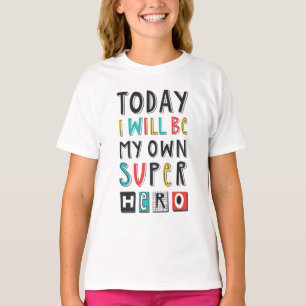 Vandaag ben ik mijn eigen super Hero T-shirt