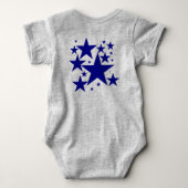 Vandaag de beste prijs! Blue Star Ruffle Romper (Achterkant)