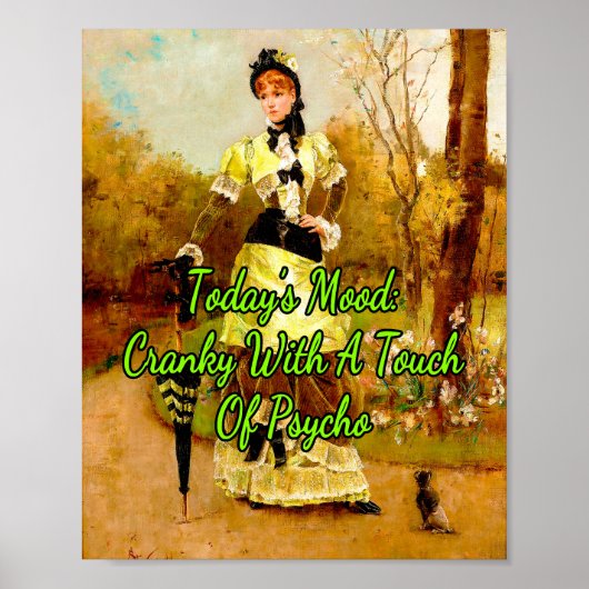 Vandaag de dag: La Parisienne door Alfred Stevens Poster (Voorkant)