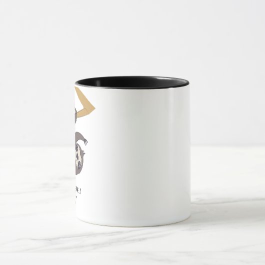 Vandaag doe ik niets grappigs Mug Quirky Mok (Midden)