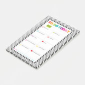Vandaag doen - Polka Dot Rainbow - Dagelijkse plan Post-it® Notes (Schuin)