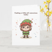 Vandaag een Beetje Elf-Bewust Fijne Puchi Kaart (Gele Bloem)