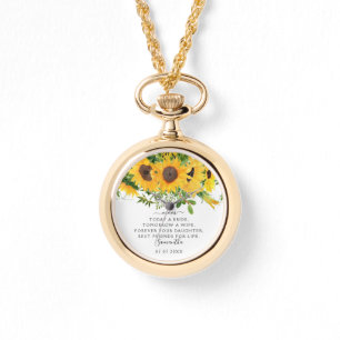 Vandaag een Bride Mam Wedding Keepomwille Gift Horloge