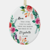 Vandaag een bruidmoeder van de Bride Keepomwille Keramisch Ornament (Rechts)