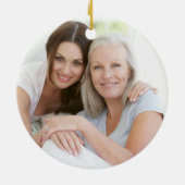 Vandaag een bruidmoeder van de Bride Photo Keepomw Keramisch Ornament (Achterkant)