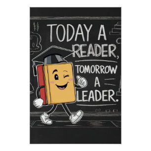 Vandaag een Reader, morgen een Leader Poster Perfect Poster