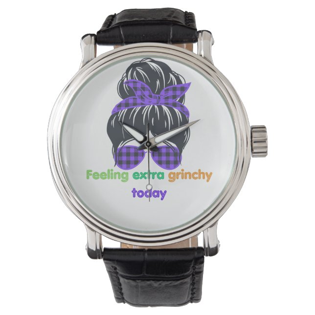 Vandaag extra grijs horloge (Voorkant)