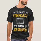 Vandaag Forecast Backgammon T-shirt (Voorkant)