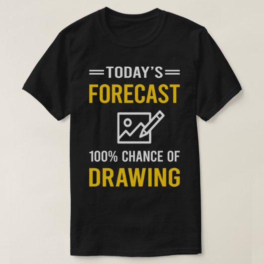 Vandaag Forecast Drawing T-shirt (Design voorkant)