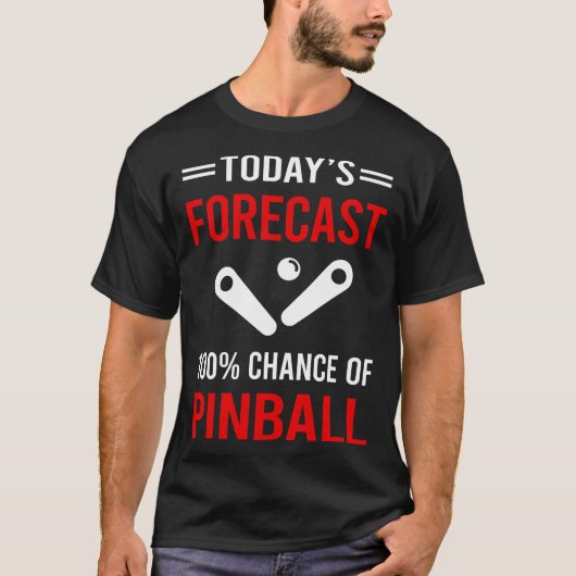 Vandaag Forecast Pinball T-shirt (Voorkant)